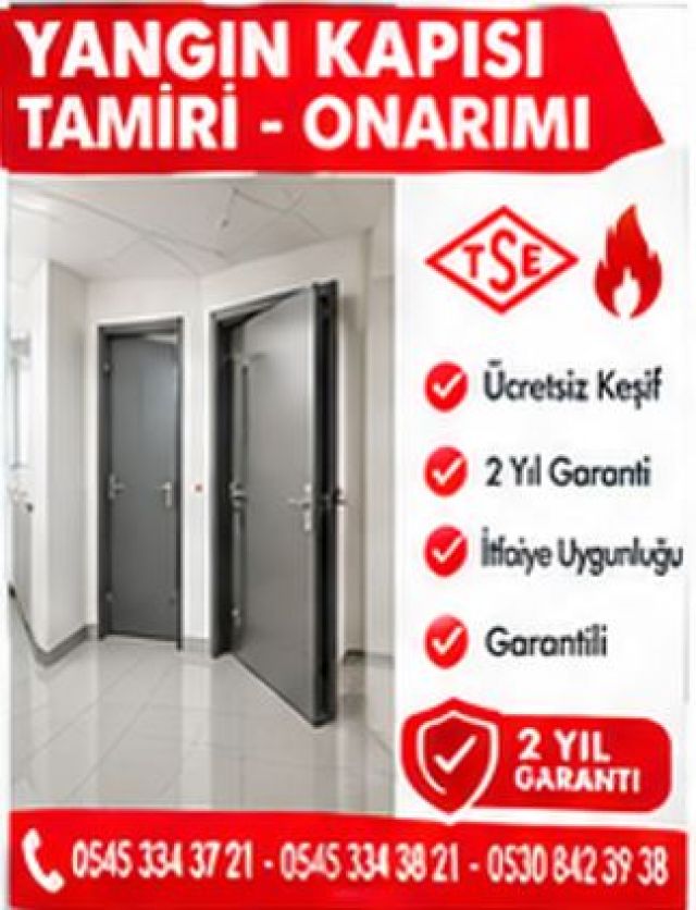 Ataşehir Yangın Kapısı Tamir Servis – Apartman İçin Yangın Kapısı Kapanmıyorsa İlk Olarak Hangi Noktalar Kontrol Edilir?